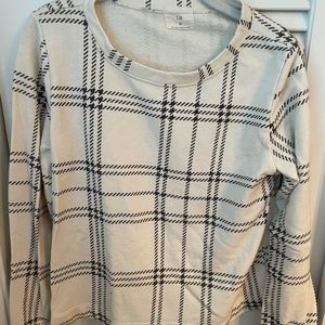 Plaid Sweatshirt